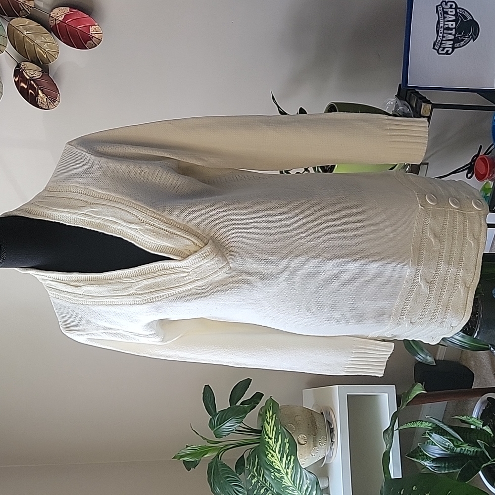 Allison Brittany Long Cream Sweater